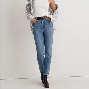NWT Madewell The Momjean Basley Wash size 27